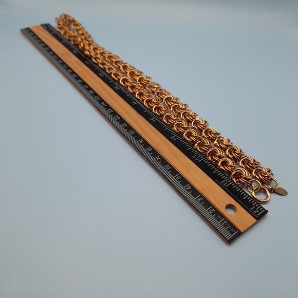 Vintage Edwin Pearl Gold Plated Chain Necklace, 24 Inches, 1980s - Picture 6 of 9